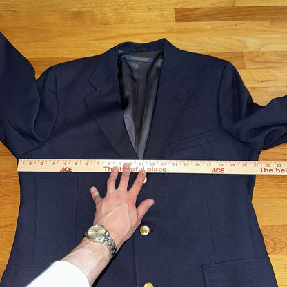 Vintage Brooks Brothers Brooksgate 43R Wool Blazer Union Made USA Sportscoat