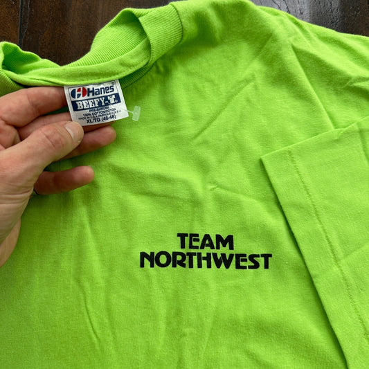 Oregon Portland Team Northwest Tennis Ball Vintage T Shirt 80s Rock Sports Rap