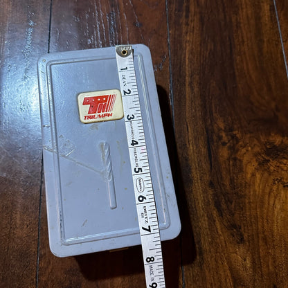 Triumph Drill 60 Piece Bit Set USA Industrial Grade Vintage Tools 1970s With Cas