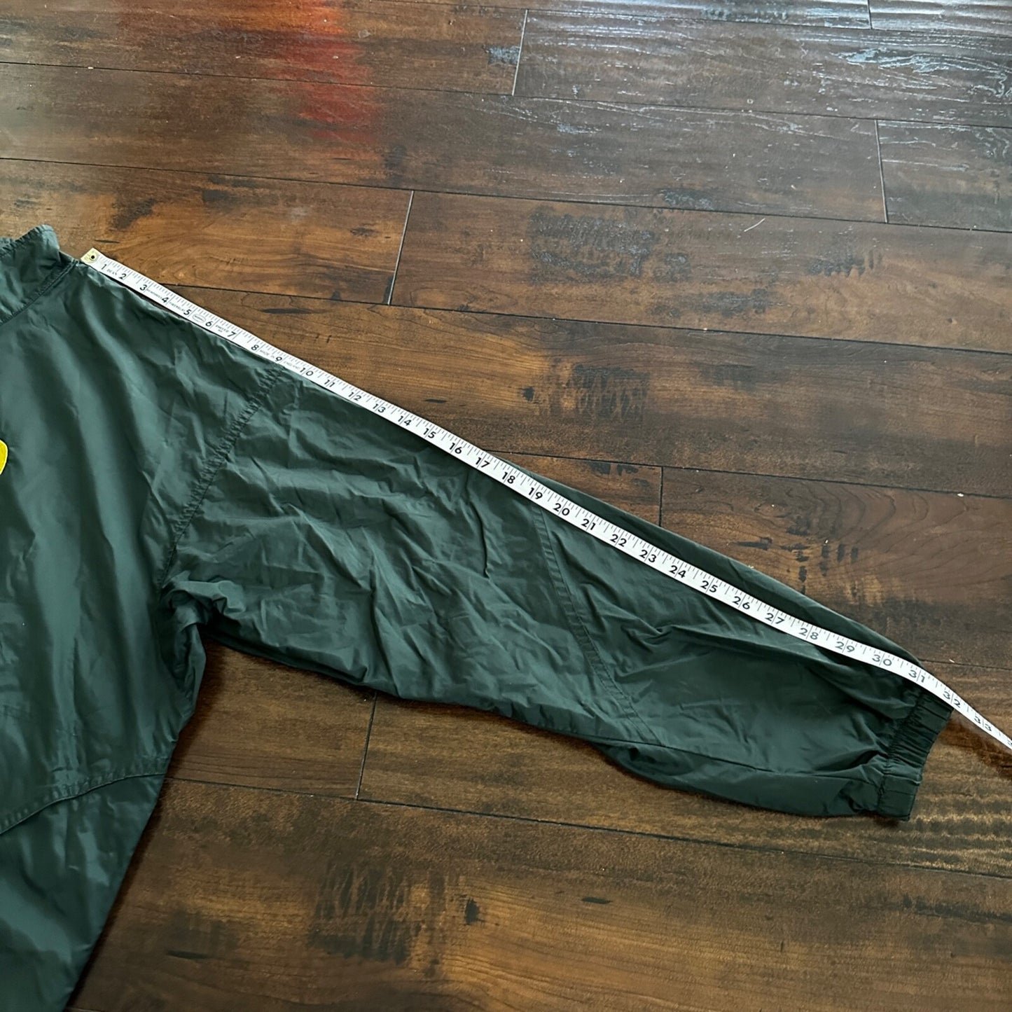 Vintage Nike Quarter Zip Windbreaker Jacket Nylon L Oregon Ducks Korea 90s Y2K