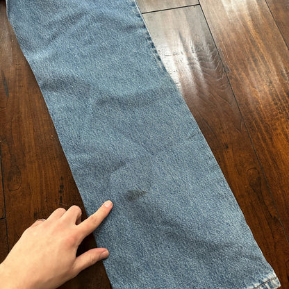 VTG Levis 517 Jeans Mens 36x30 Blue Denim Bootcut USA Made 90s Act 34x29