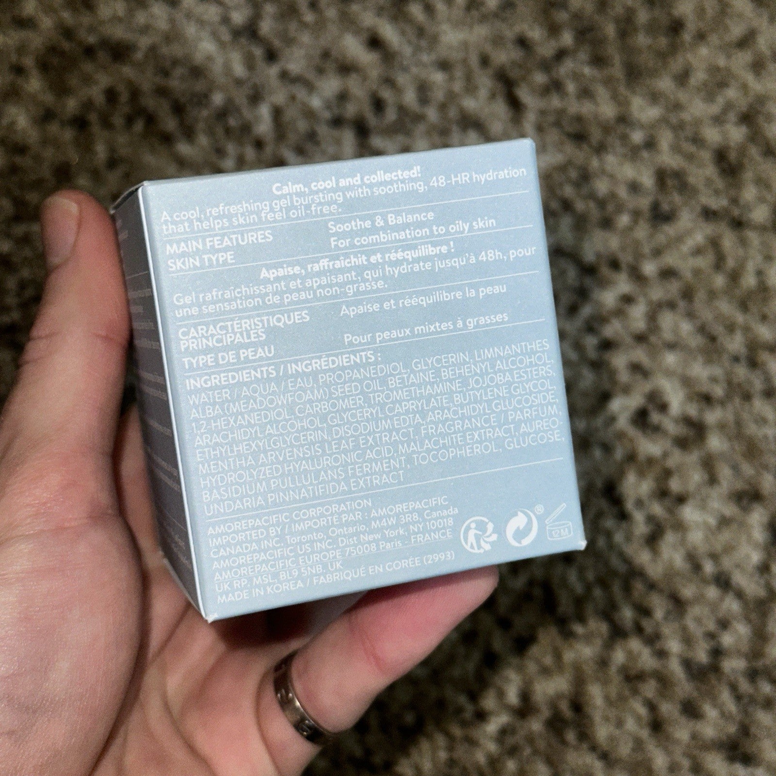 LANEIGE Water Bank Blue Hyaluronic Gel Moisturizer 50 ml / 1.6 fl. oz NEW