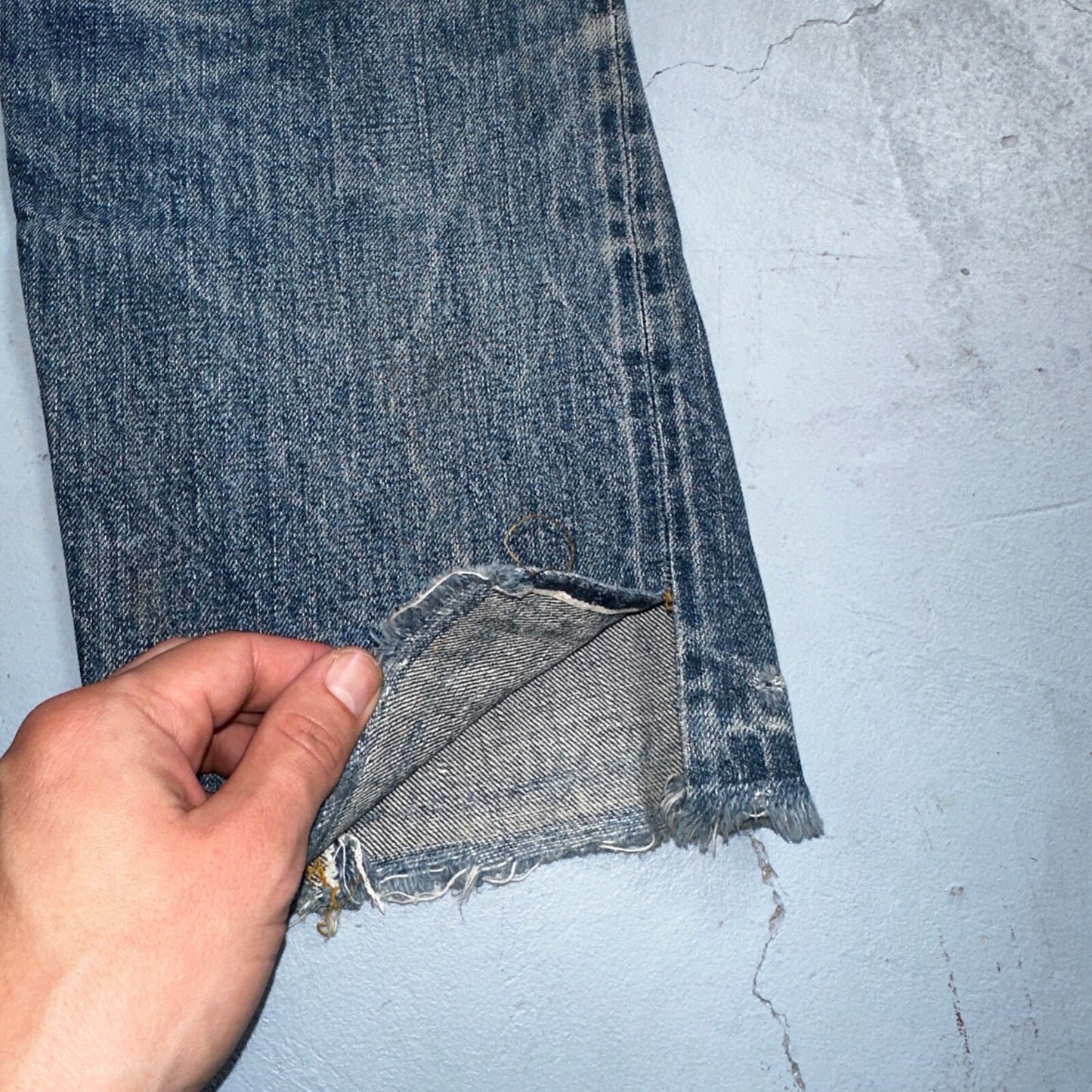 Levis 501 Big E Vintage 60s Redline Selvedge USA XX 1960s Jeans 66 Act 26x25