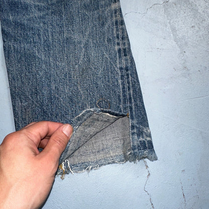 Levis 501 Big E Vintage 60s Redline Selvedge USA XX 1960s Jeans 66 Act 26x25