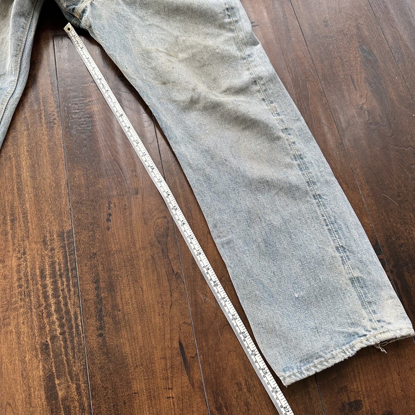 Levis 501 XX Big E True Vintage 50s Redline Hidden Rivets Jeans 1950s 60s 26x26