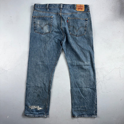 Levis 501 Vintage 90s XX Straight Leg Jeans Y2K Med Wash 42x30 Act 42x31