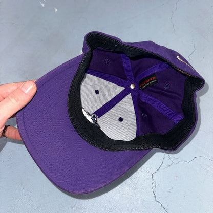Nike VTG Washington Huskies Hat Cap Flex Fit Purple NCAA Team 90s Y2K