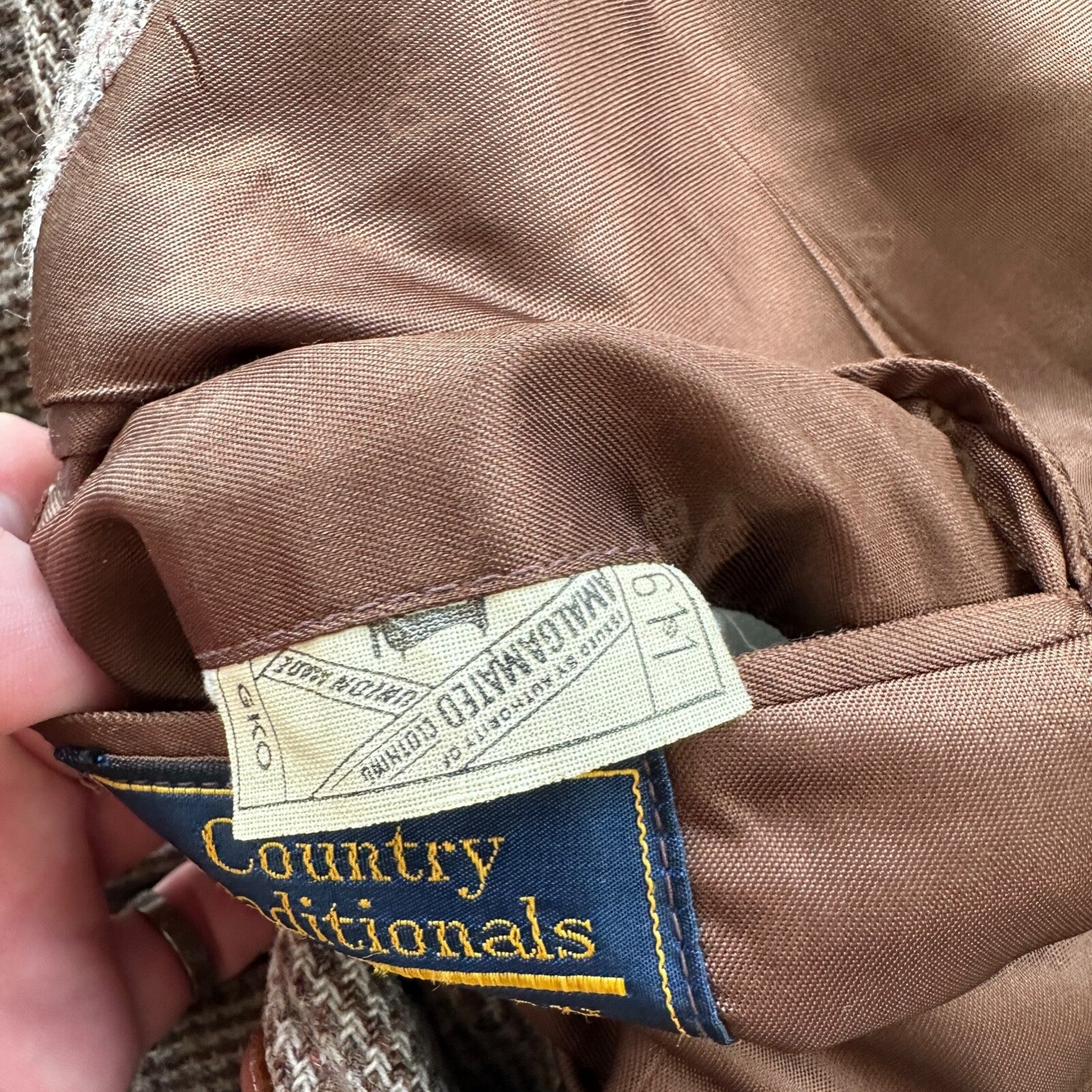 VTG 70s Pendelton Country Traditionals Plaid Single Breasted Blazer Mens Size 38