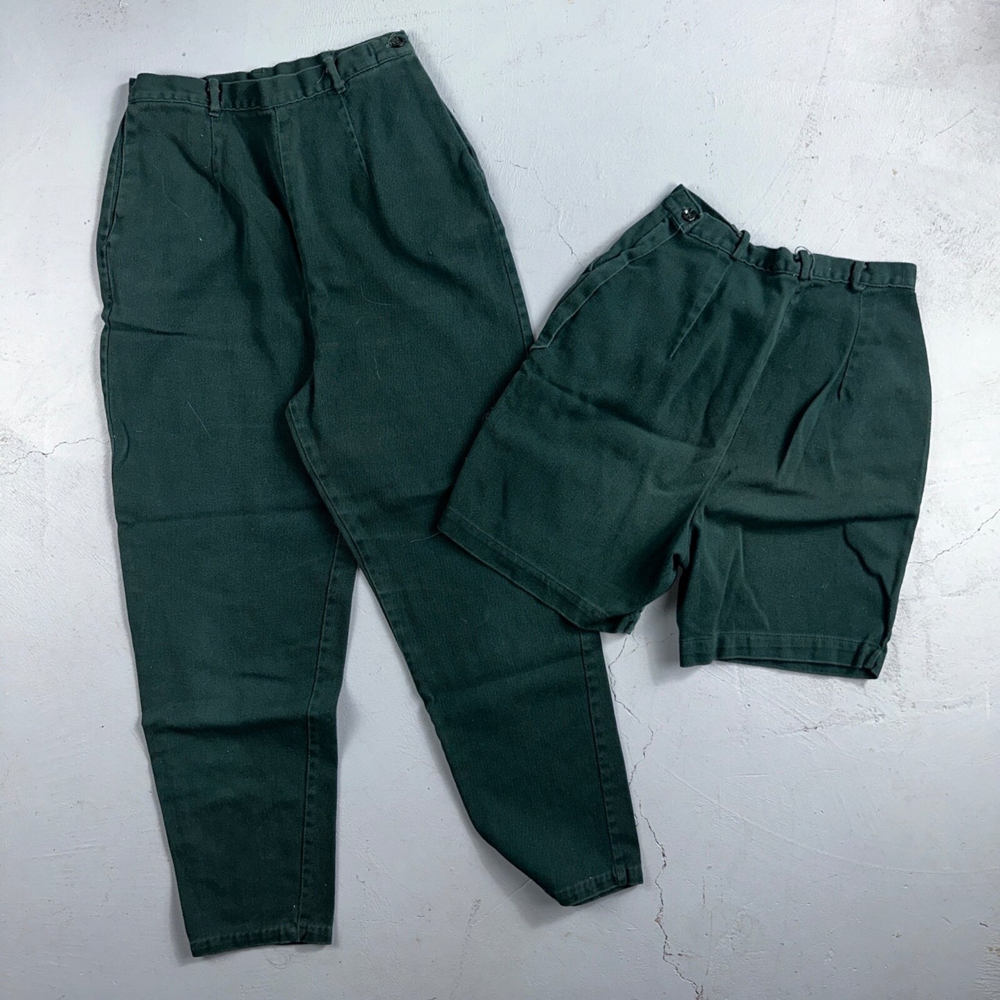 VTG Girl Scouts Uniform Dress Romper Pants 100% Cotton 1960s Rockabilly Shorts