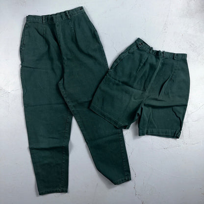 VTG Girl Scouts Uniform Dress Romper Pants 100% Cotton 1960s Rockabilly Shorts