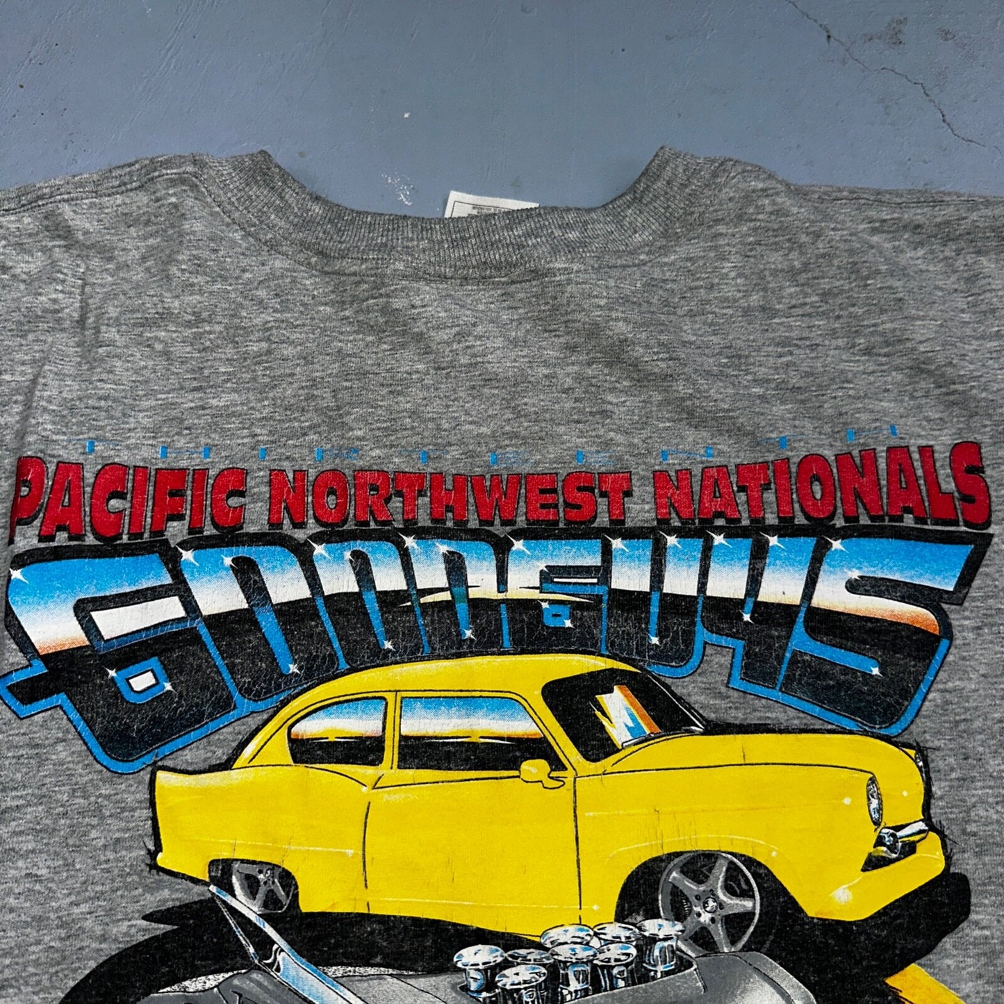 Budweiser Beer Cars VTG T Shirt Muscle Good Guys Racing FOTL PNW Portland Oregon