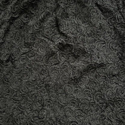 1960’s VTG Wool Cardigan Coltalia Imports Black Women’s Rockabilly 60s Skirt