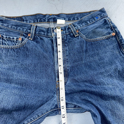 Levis 501 Vintage Y2K 90s XX Straight Leg Jeans Blue Med Wash 34X30 Act 33x30