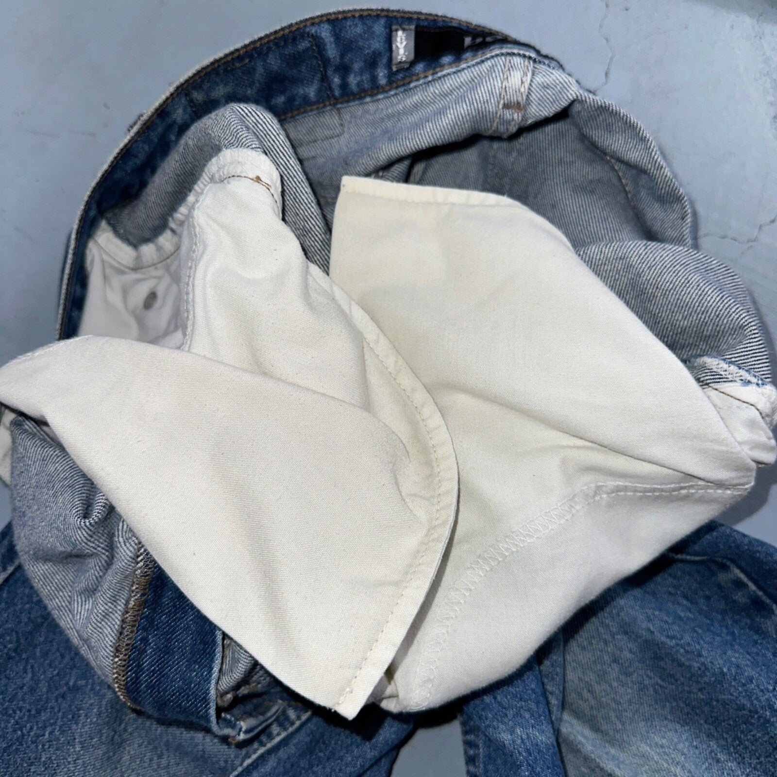 Levis SilverTab Vintage 90s Baggy Denim Jeans Blue Silver Tab Skater Act 35x32