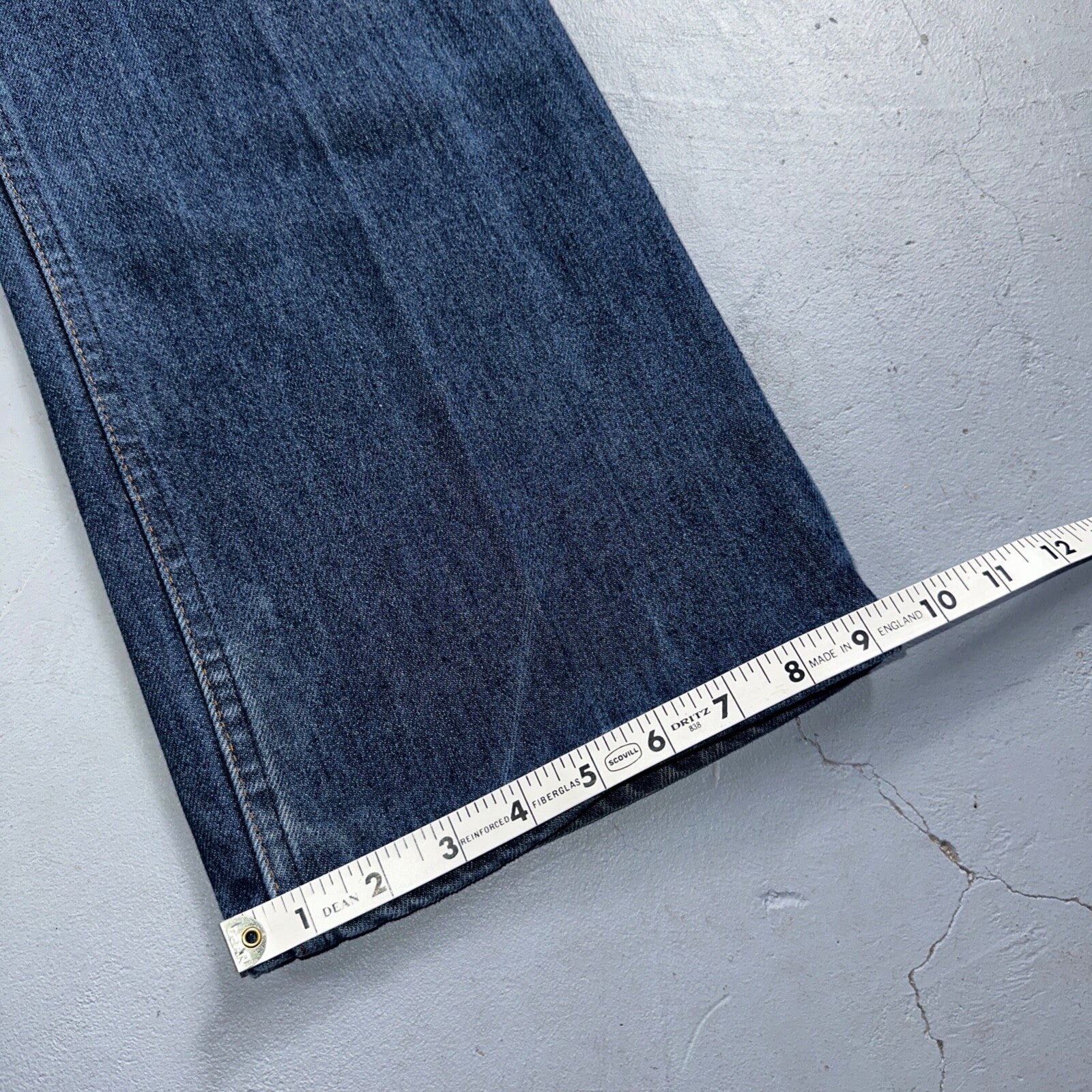 Levis 517 VTG Jeans Mens 34x36 Blue Boot Cut Orange Tab Western USA 80s 33x36