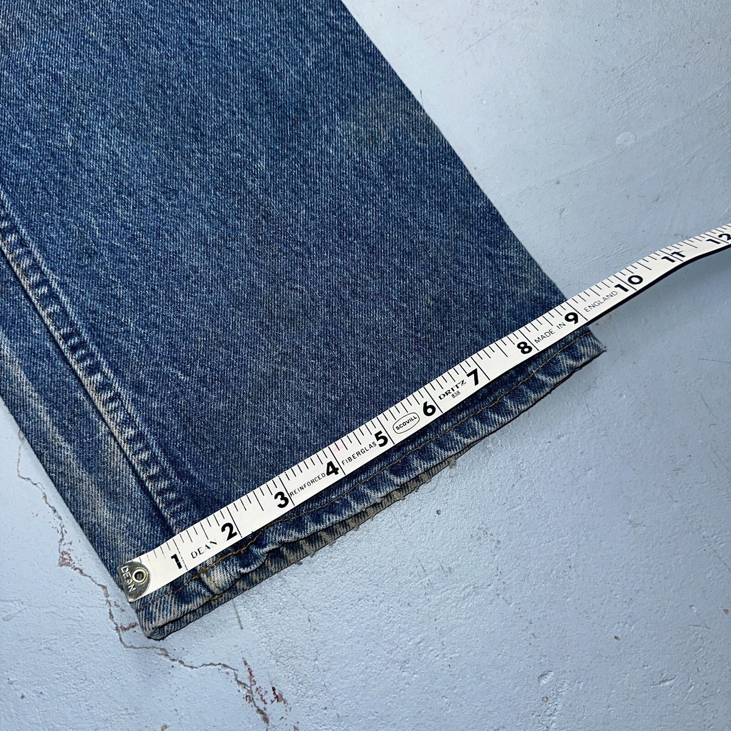 Levis 517 Vintage 80s USA Orange Tab Bootcut Flare Blue Worn Jeans Act 32x31