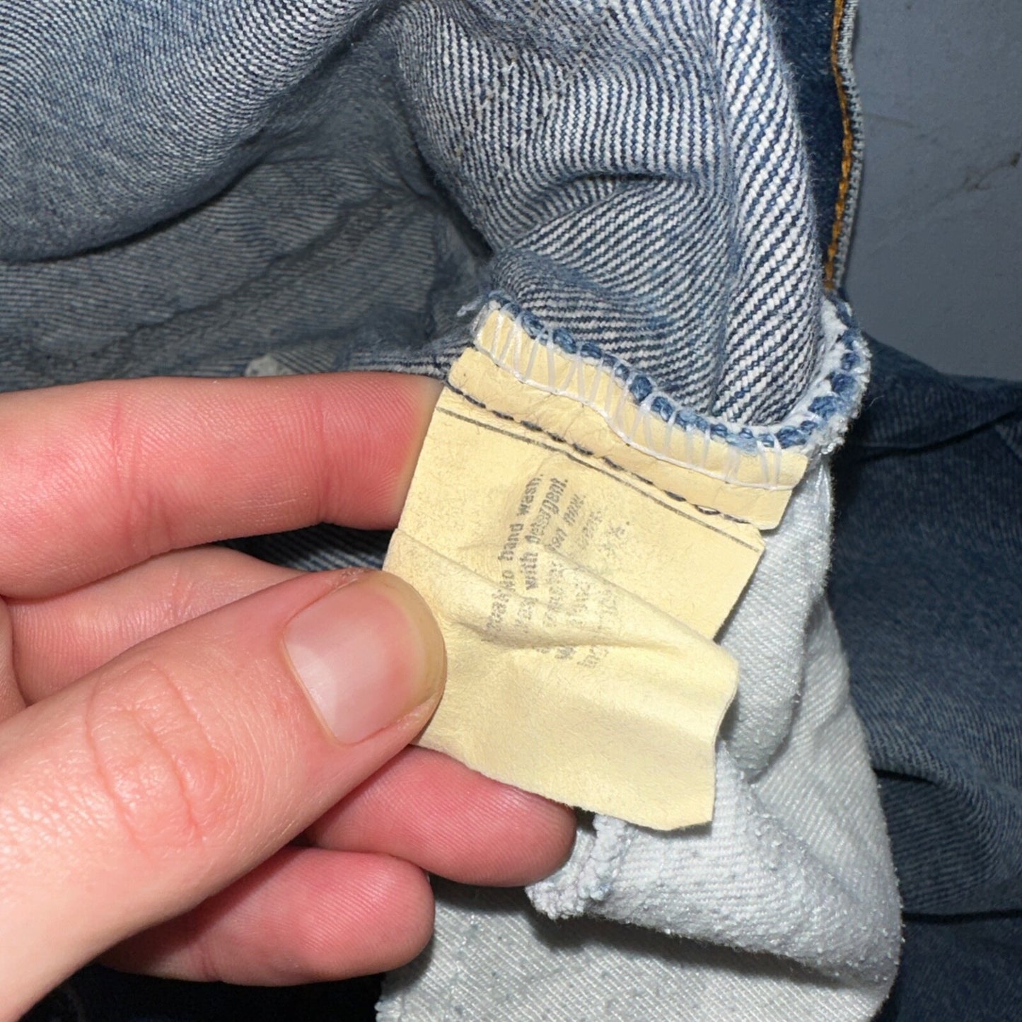 Levis 517 Vintage 80s USA Orange Tab Bootcut Flare Blue Worn Jeans Act 34x29