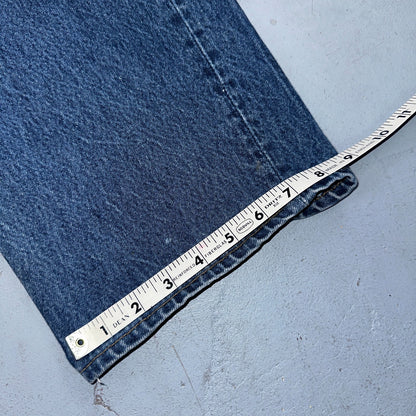 Levis 501 Vintage 90s USA XX Straight Leg Jeans Blue Med Wash 44x32 Act 40x28