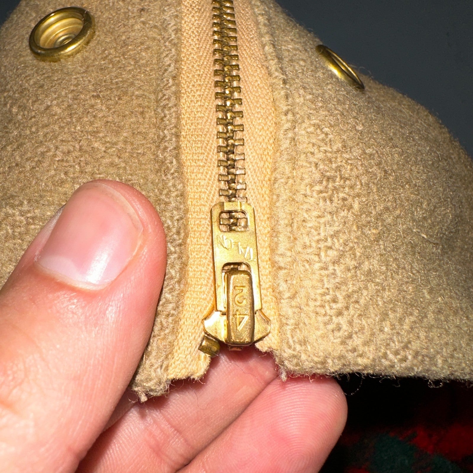 McGREGOR Sportswear VTG Sz 38 Wool Lined Hooded Field Ranch Jacket Coat 60s 70s