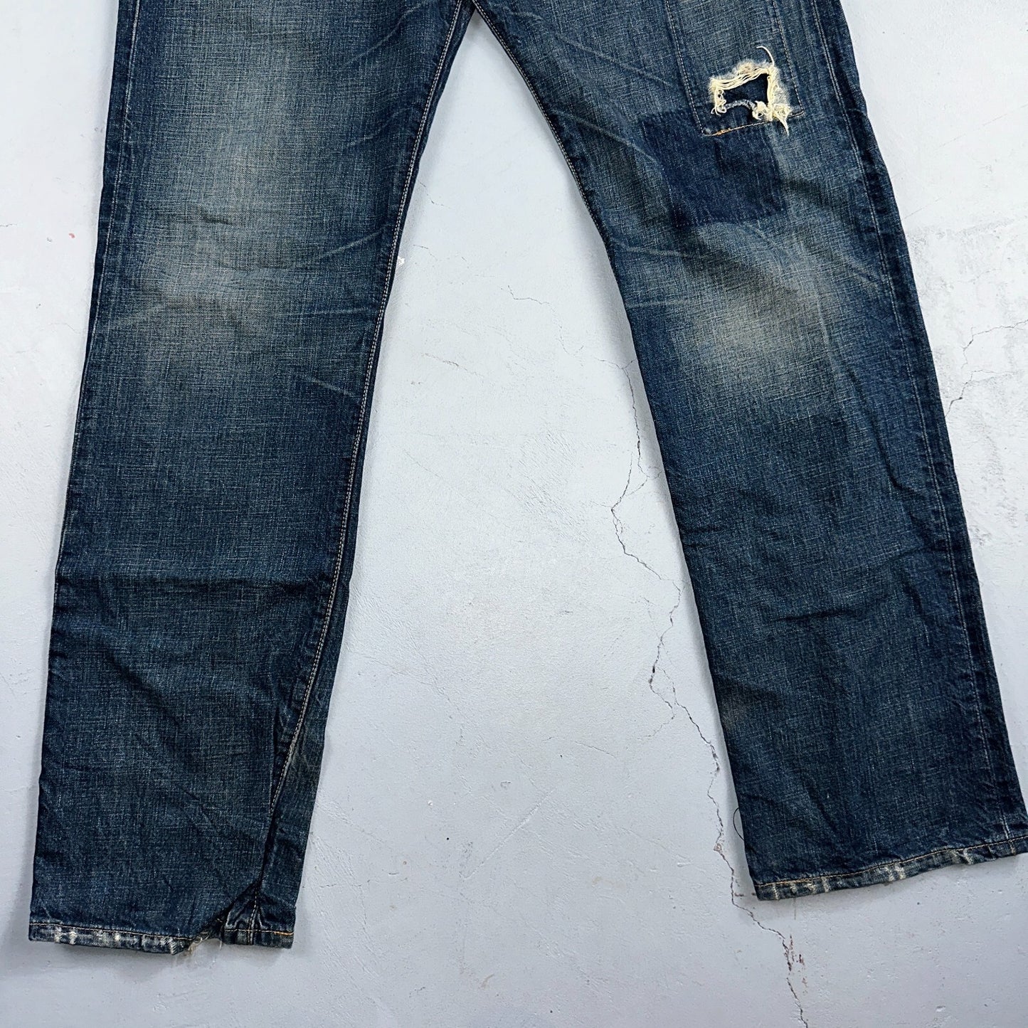 Levis 501 Vintage 90s XX Straight Leg Jeans Y2K Med Wash 34x34 Act 33x34