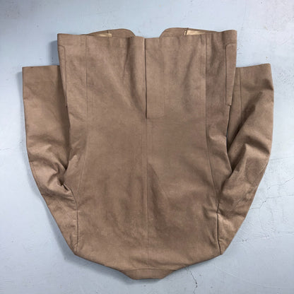 VTG Ultra Suede Blazer Men 42 Sports Coat 2 Button Western Beige Brown