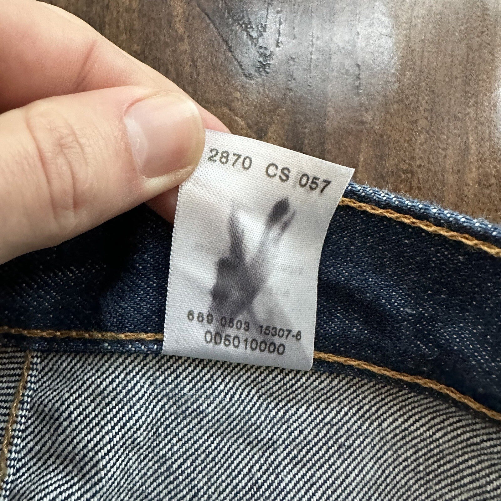 Vintage Y2K 90s Levis 501 XX Button Fly Dark Wash 35x34 Jeans Act 33x30