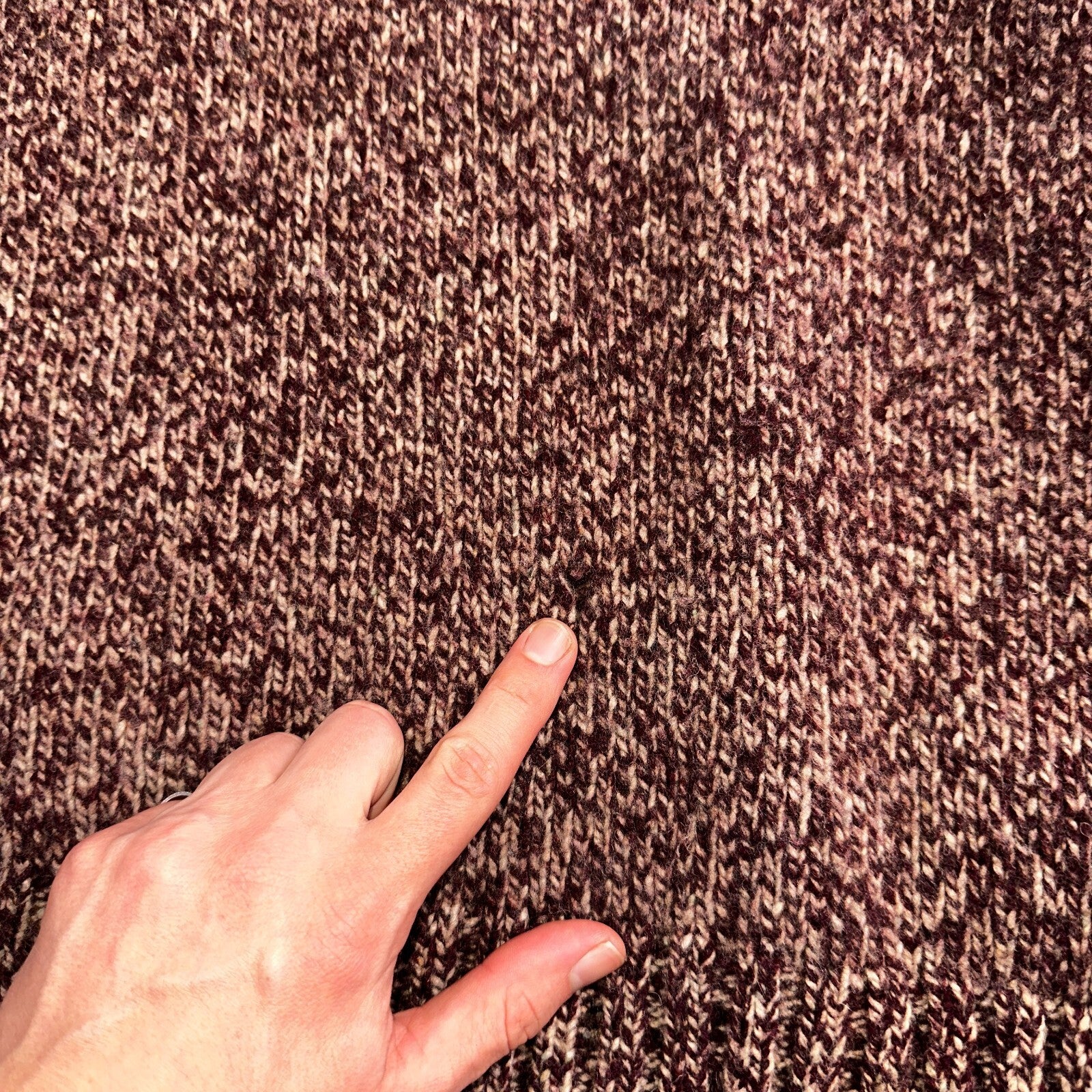 Vintage LL Bean Shawl Collar Pullover Sweater Lambswool Blend Red Men’s XL