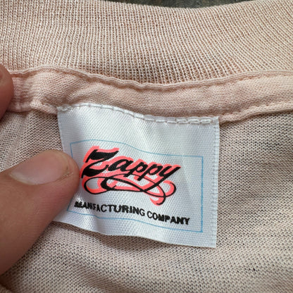 Cute Cat Alabama VTG T Shirt Pink Single Stitch Pink Animals Band XL Nature