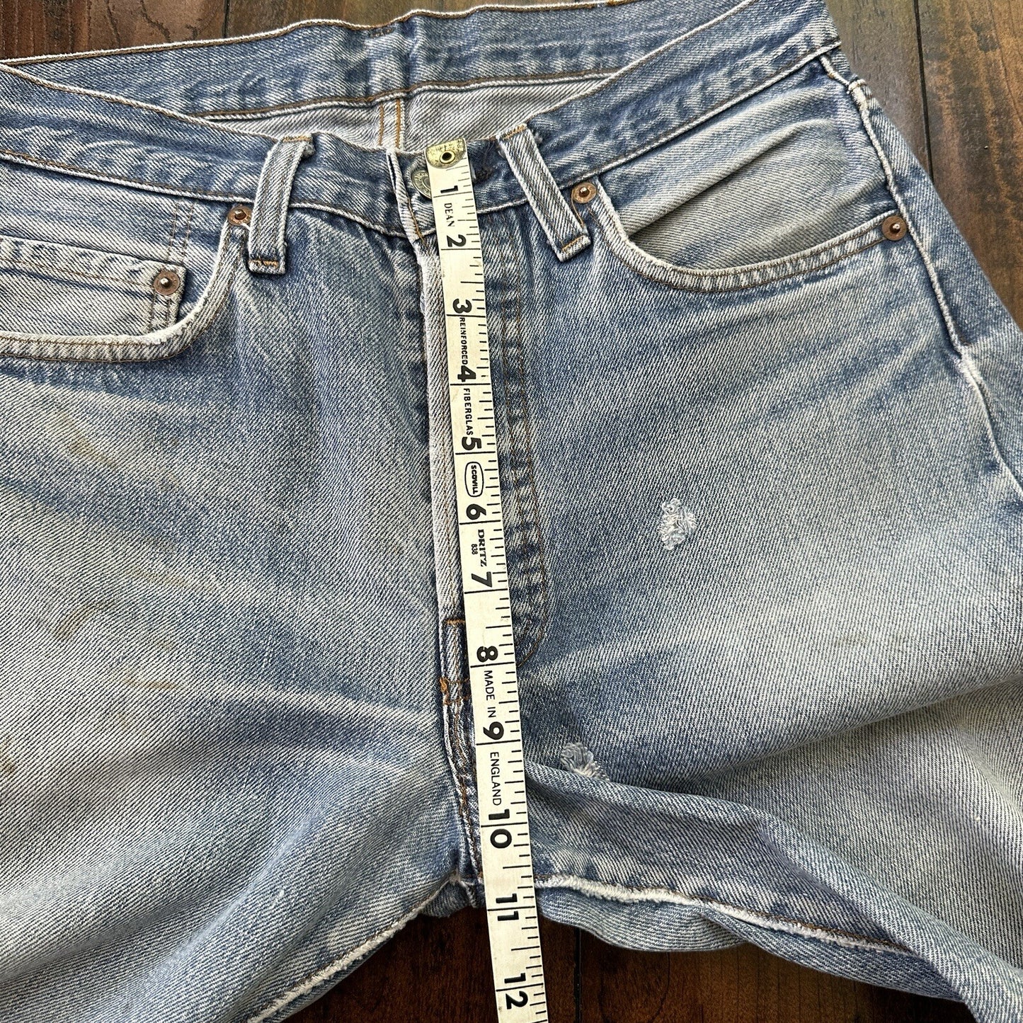 Levis Vintage 80s Redline Selvedge USA 501 XX Jeans 66 70s Light 30x33 Act 28x28