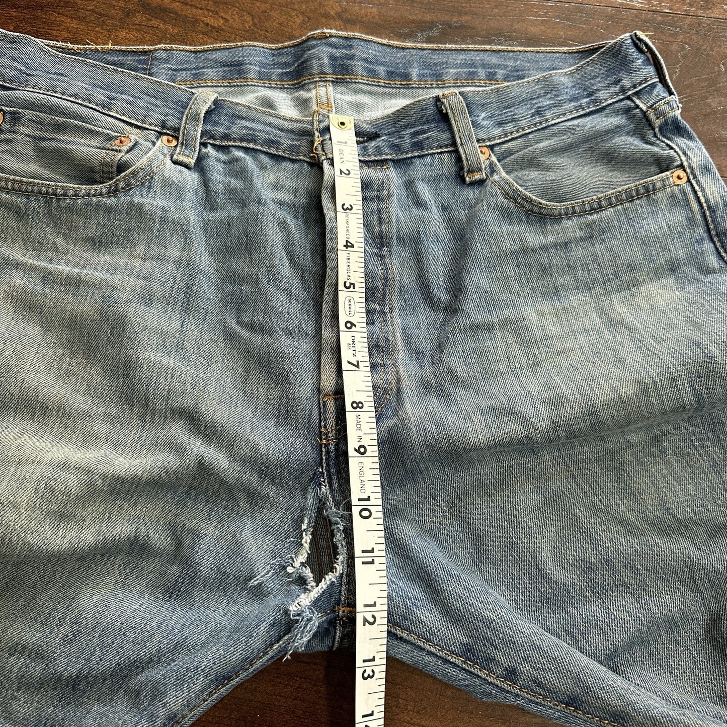 Levis 501 Vintage Y2K Straight Leg XX 2000s Jeans 35x30 Light Wash 36x28