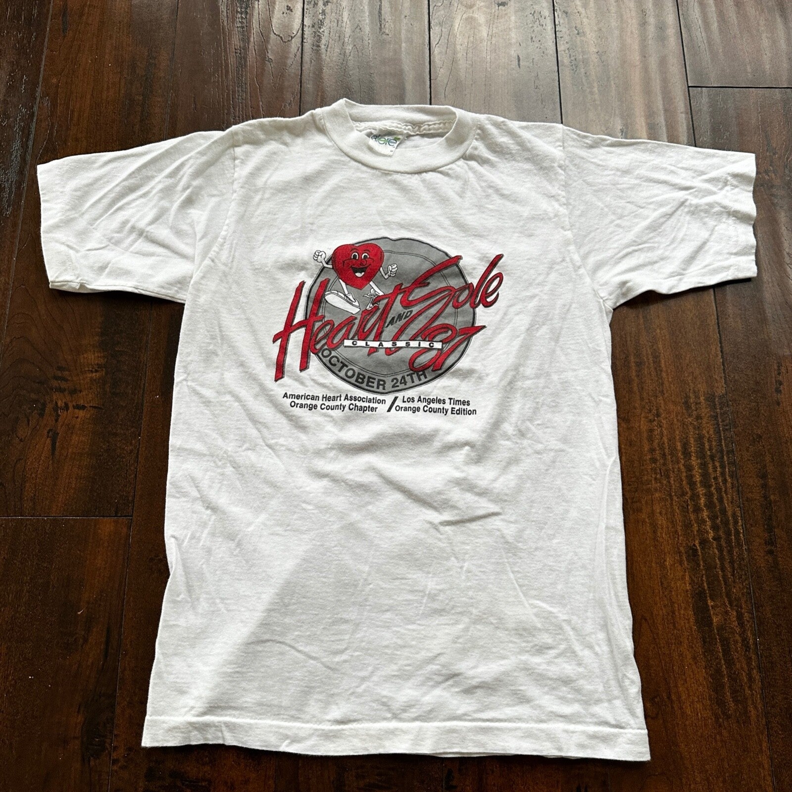 Heart Sole Medical Rehab Vintage T Shirt Hospital Human Care Love 1987 Wear