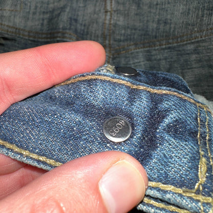 Levis 501 Vintage Y2K XX Straight Leg Jeans Blue Med Wash 33x34 Act 34x32