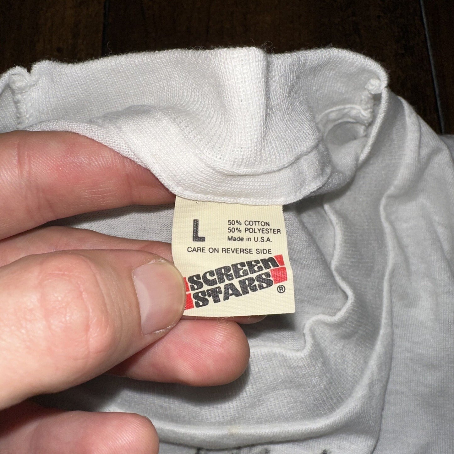 Paul Revere Raiders USA Vintage T Shirt 80s Screen Stars Autograph Confederate