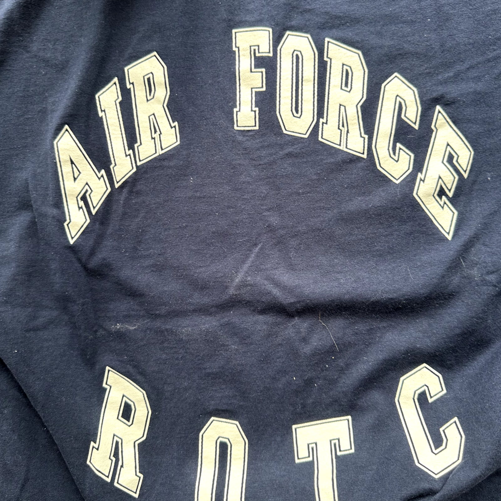 USA Air Force Vintage T Shirt ROTC Training USMC Army Basic 90s Single Stitch