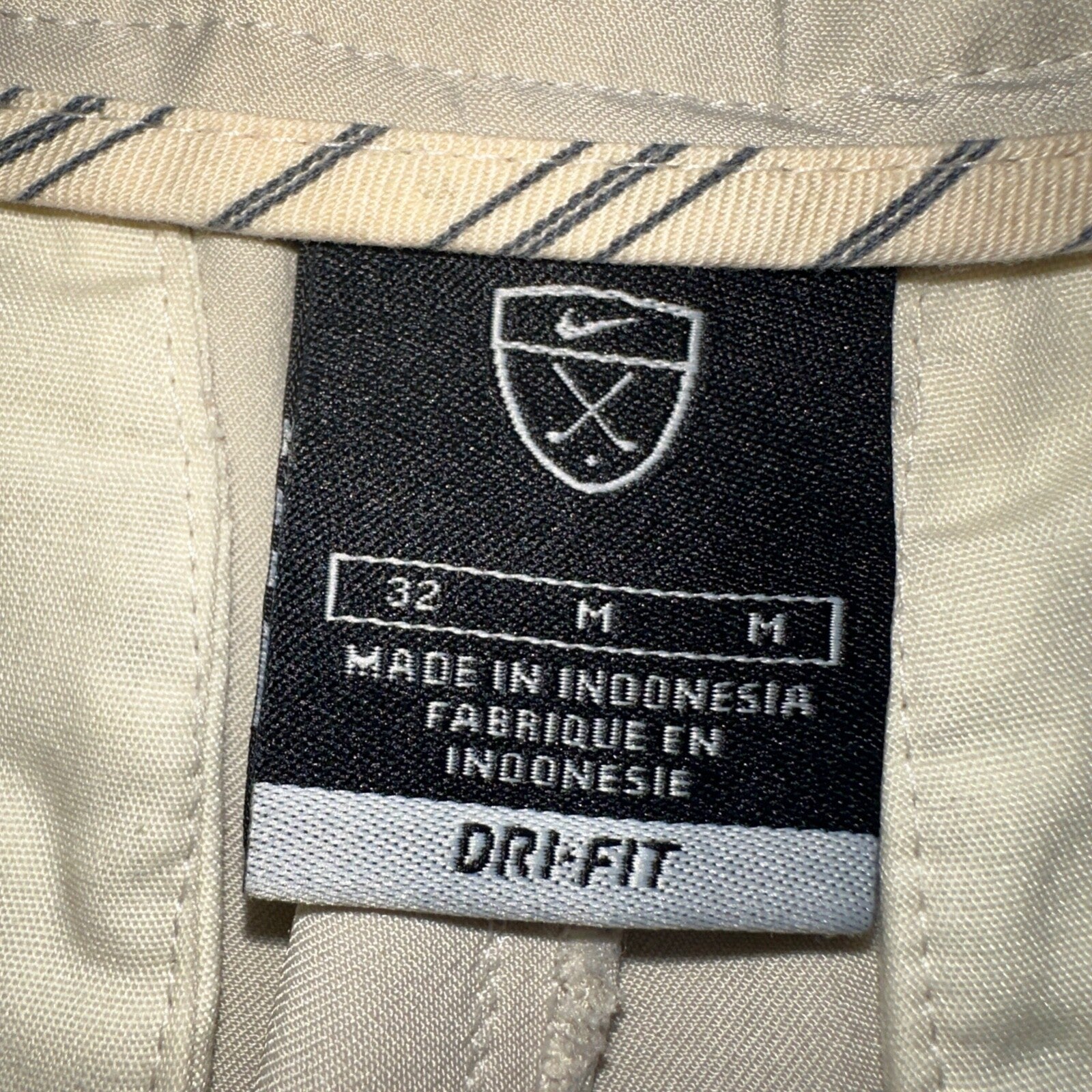 Nike Mens Golf Athletic Gym 32 Muscle Shorts Dri Fit Tan Gym Sports M