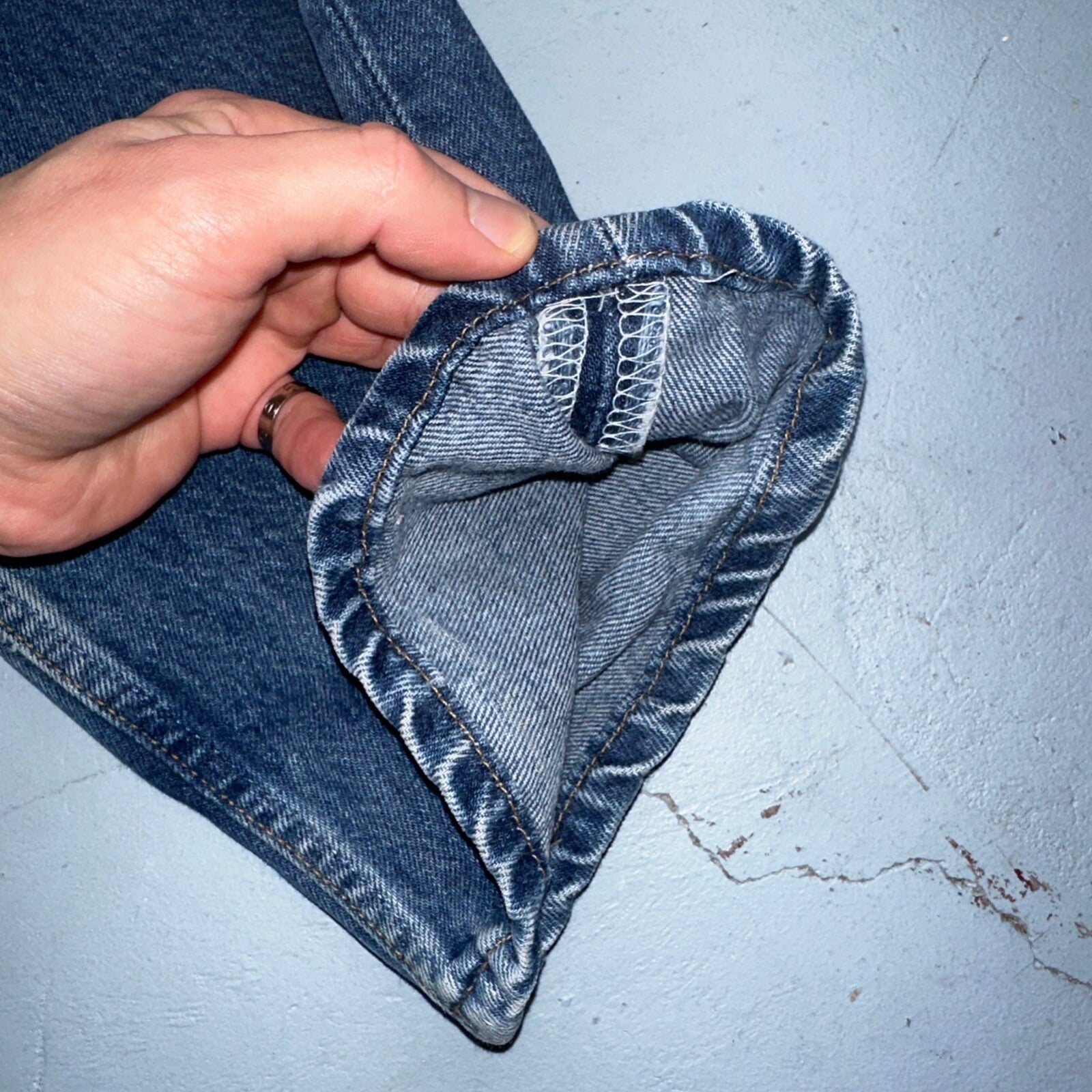 Levis 501 Vintage 90s USA XX Straight Leg Jeans Blue Dark Wash 40x32 Act 38x31