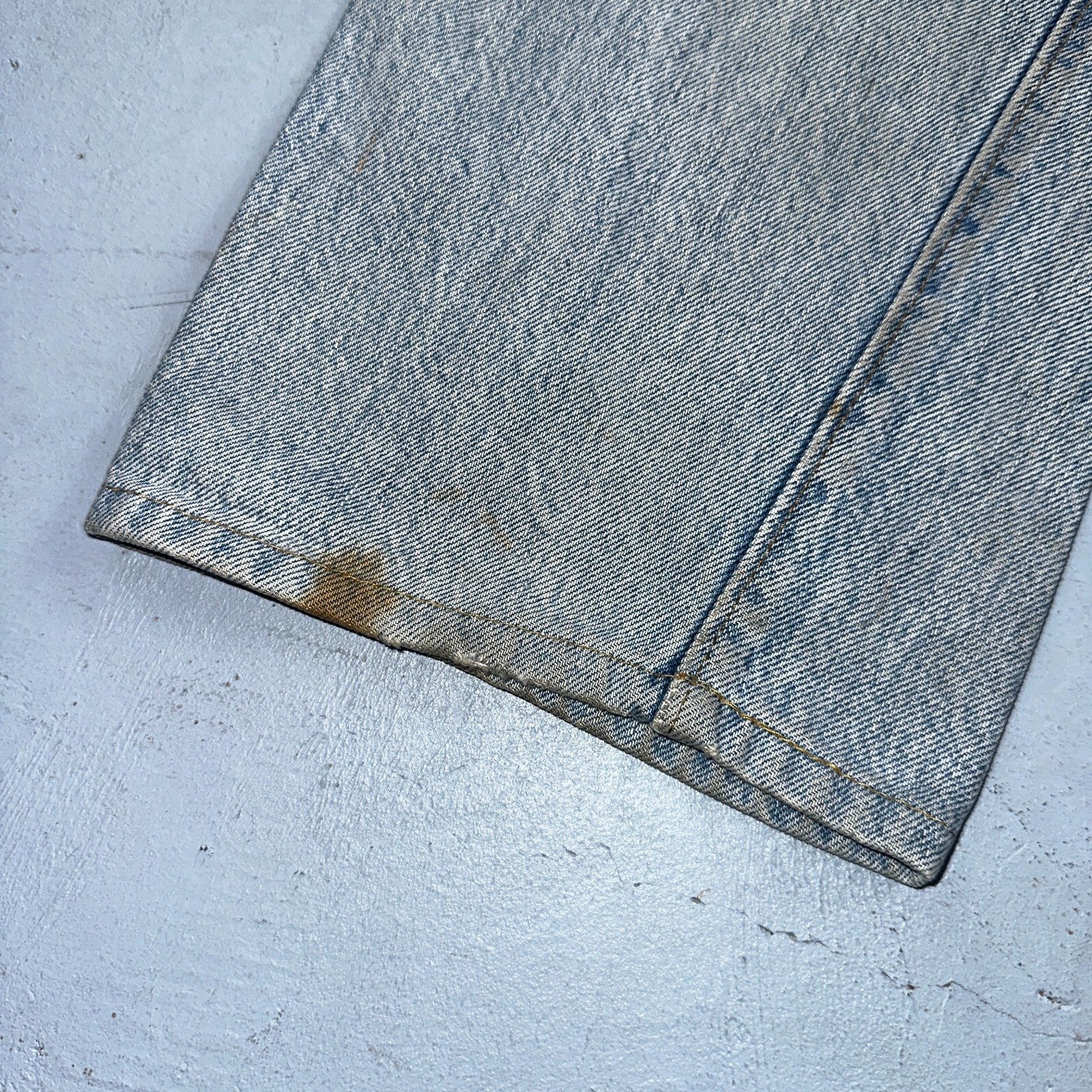 Levis 501 Vintage 80s Redline Selvedge USA XX Jeans Light Wash 1980s Act 28x29