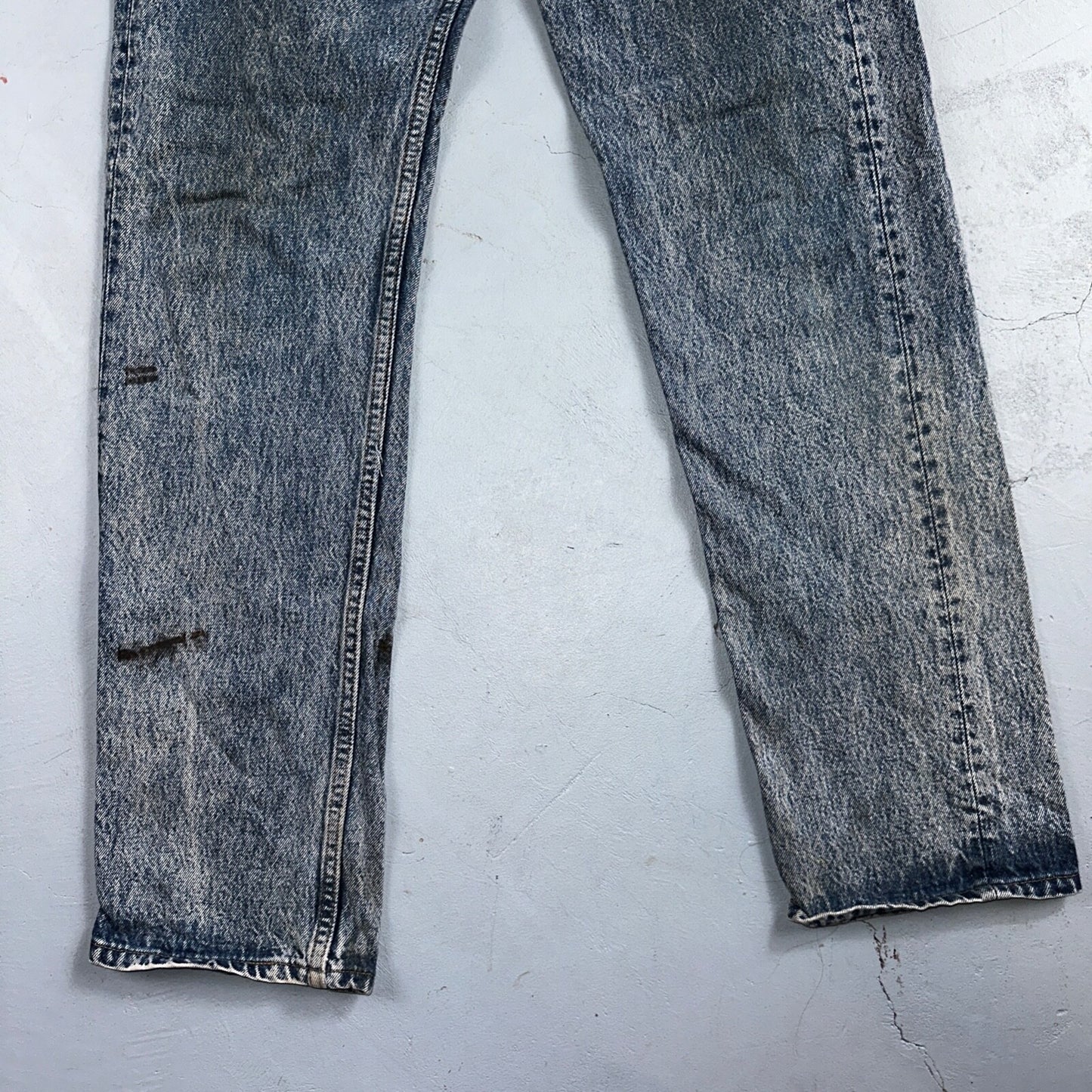 Levis 501 Vintage 90s USA XX Straight Leg Jeans Blue Med Wash 31x34 Act 29x32