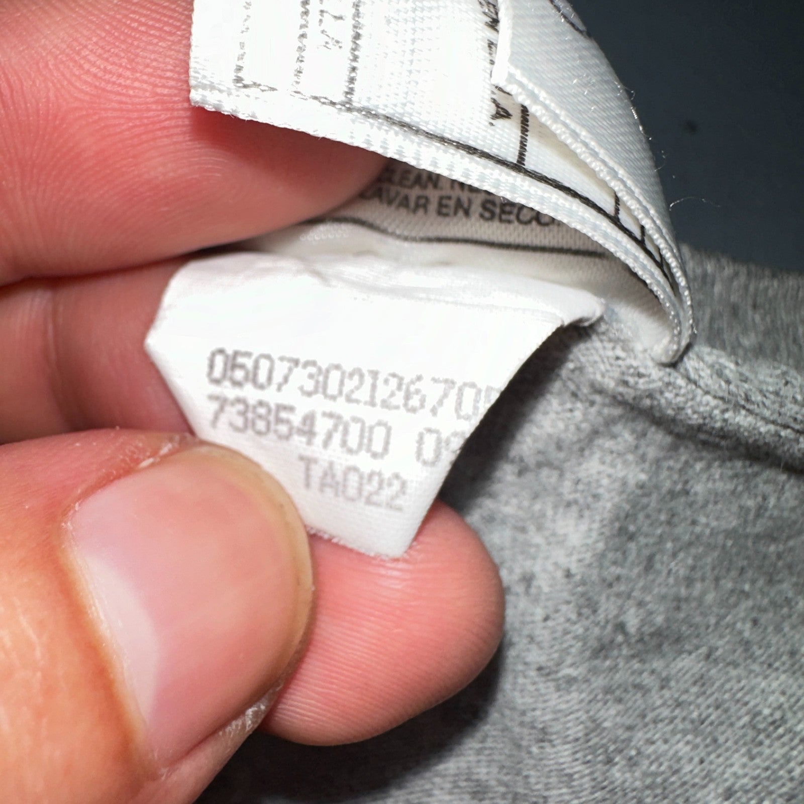 Nike 90s White Tag Basic VTG T Shirt Gray Simple Center Side Swoosh Gym USA