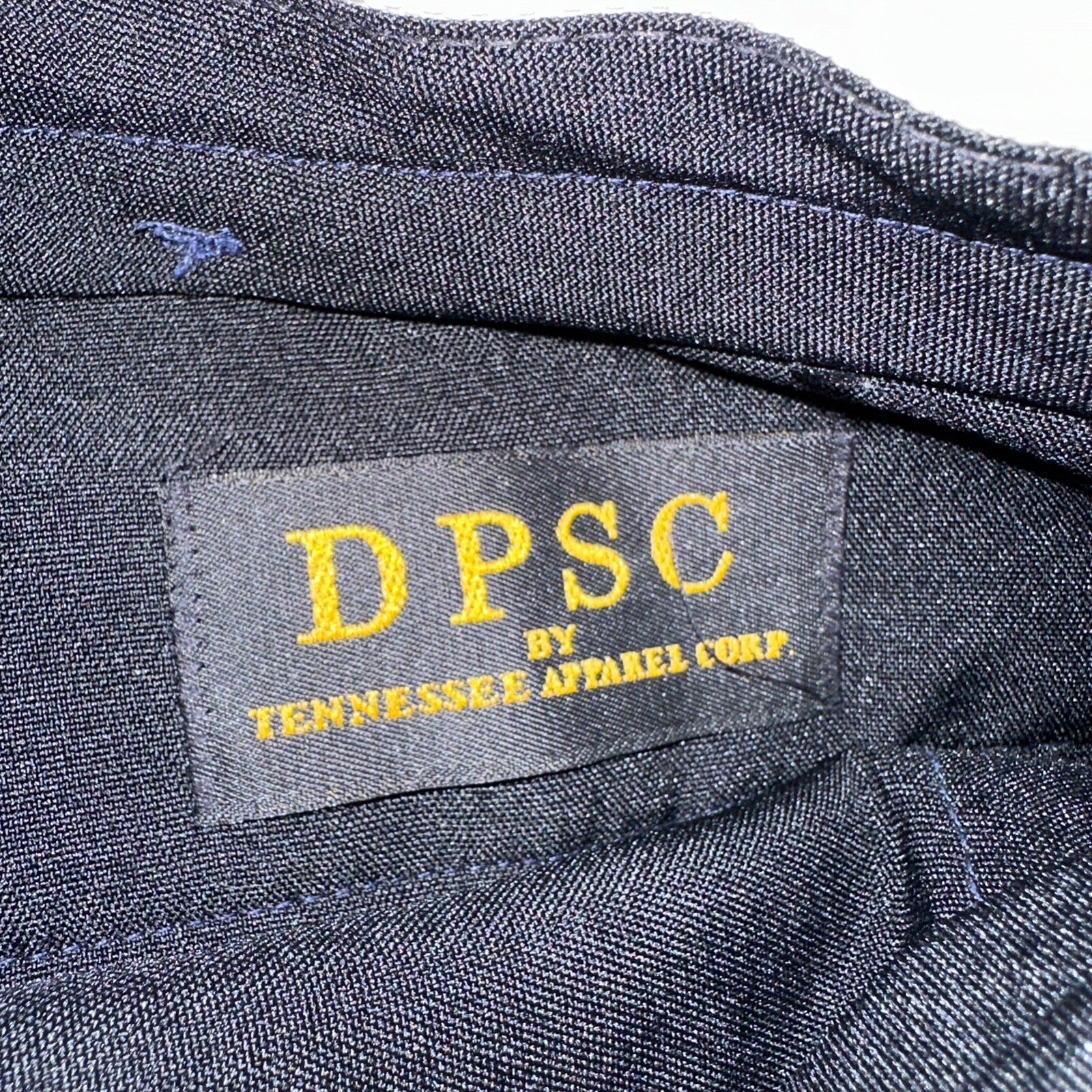 Vintage DPSC Air Force Pants Mens 30R Navy Blue Wool Blend Trouser 28x30 90s