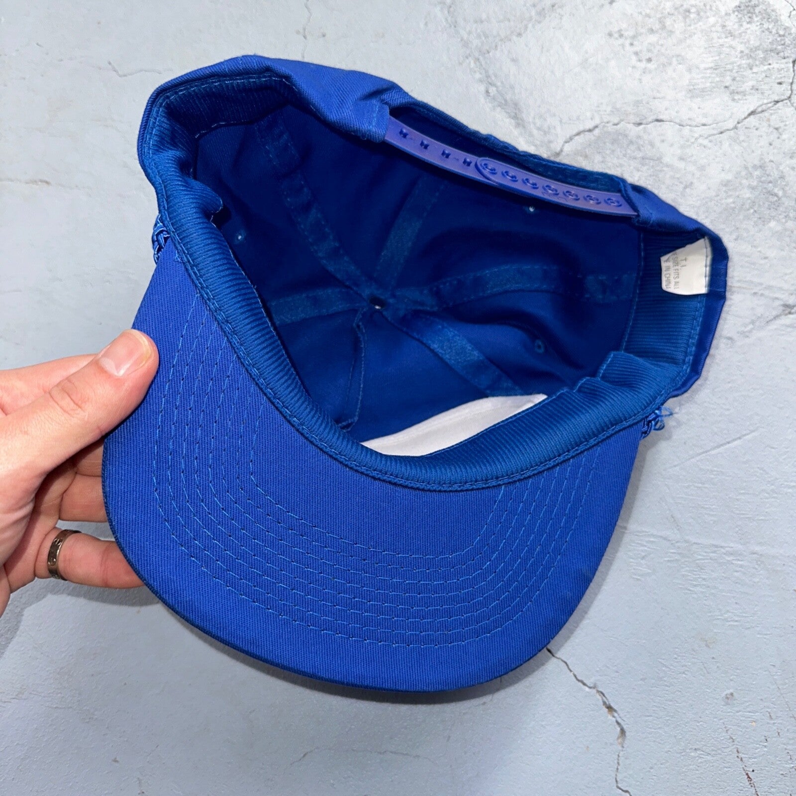 Goodrich Vintage Tires VTG Hat Cap Snapback Trucker Goodyear Car Blue Promo