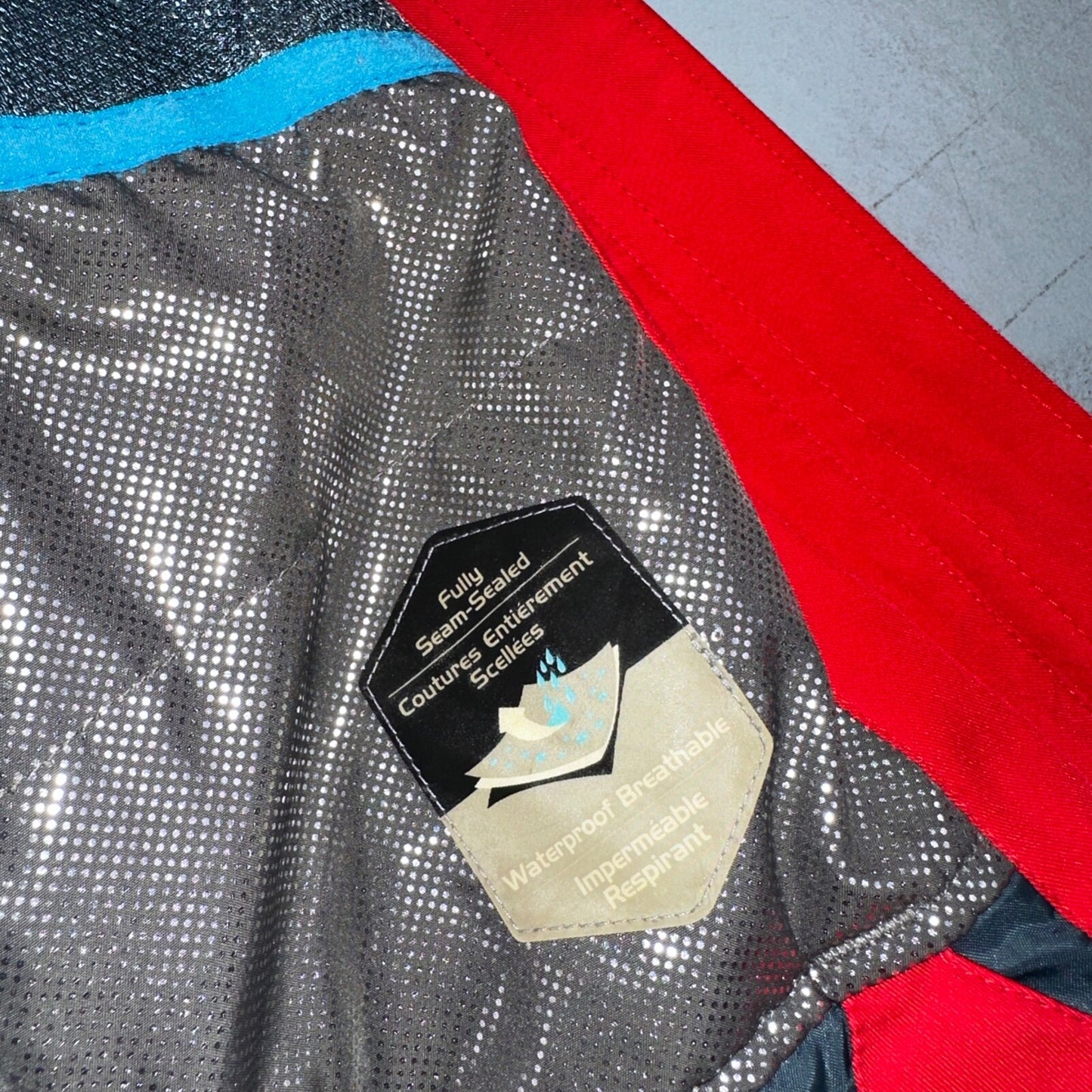 Columbia Women's Veloca Vixen II Jacket Coat Parka Omni Tech L Red Waterproof