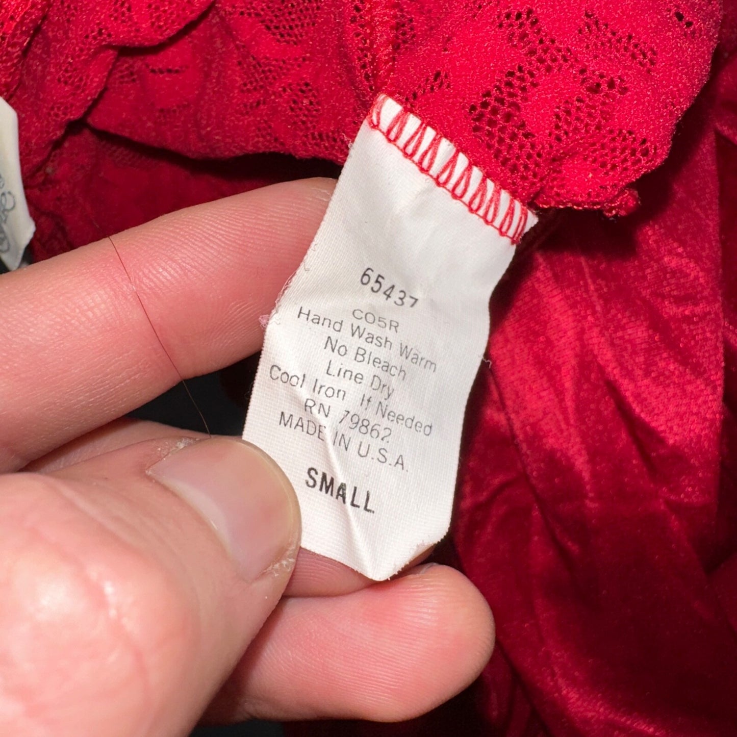 VTG Cinema Etoile 1970s Lingerie Slip Dress Sleepwear Full Sweep Nightgown Goth