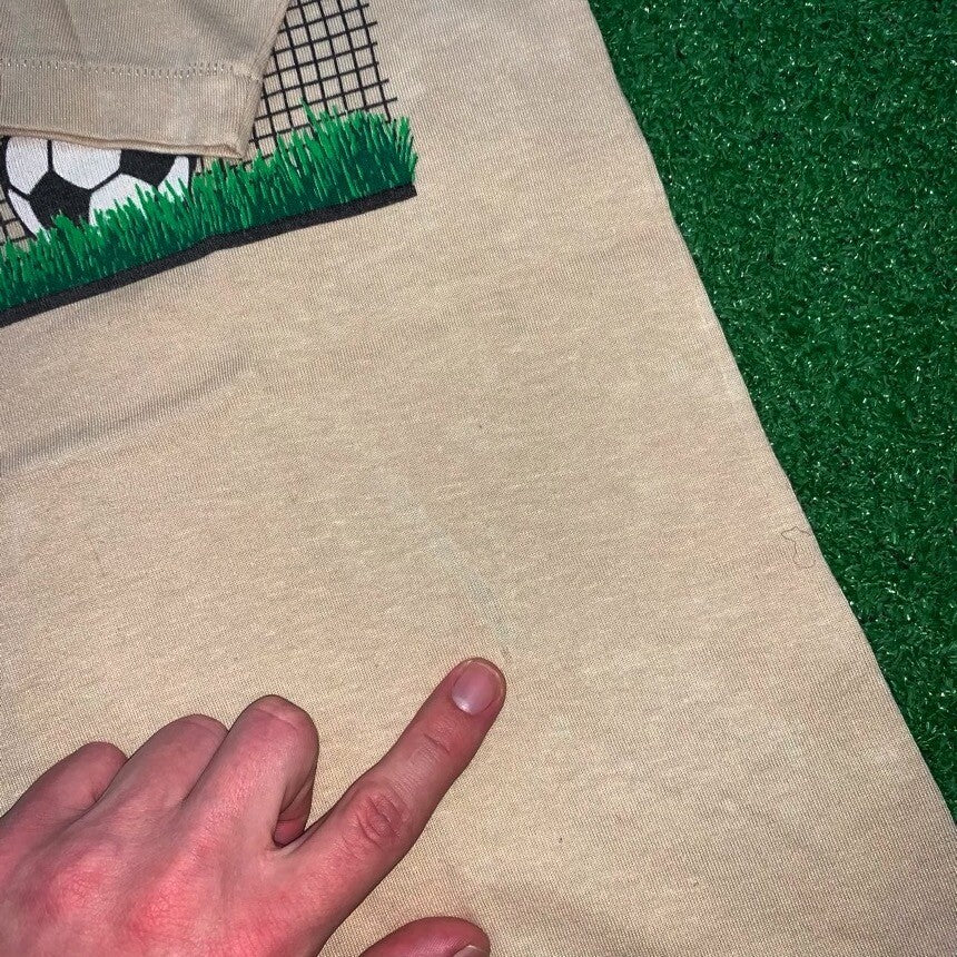 Vintage Nike T Shirt USA Rare Single Stitch Soccer Sports 70s 80s Running Geisha