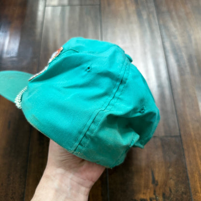 Arizona VTG Hat Cap Snapback Pins Cool Teal 80s Cactus Travel Fun