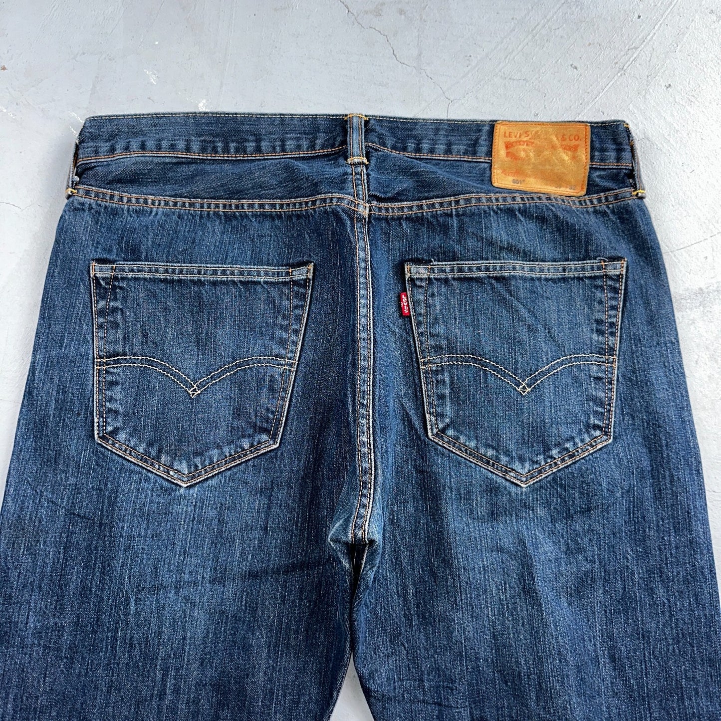 Levis 501 Y2K XX Straight Leg Jeans Blue VTG Med Wash 36x32 Act 35x30