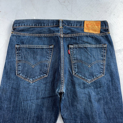 Levis 501 Y2K XX Straight Leg Jeans Blue VTG Med Wash 36x32 Act 35x30
