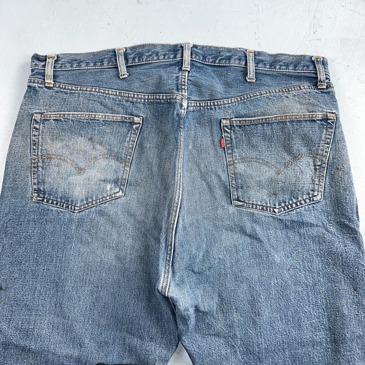 Levis 501 Vintage 70s SS Redline Selvedge USA XX Jeans Med Wash 48x30 Act 43x26