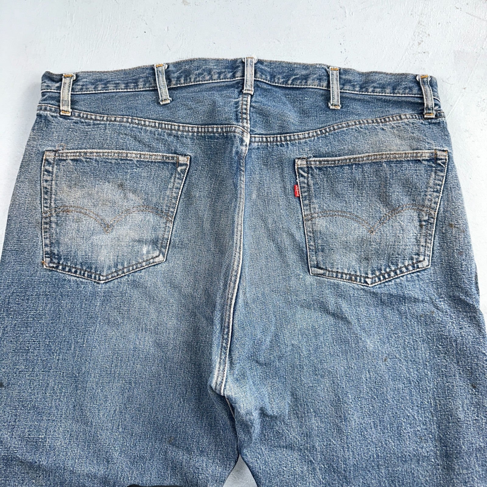 Levis 501 Vintage 70s SS Redline Selvedge USA XX Jeans Med Wash 48x30 Act 43x26