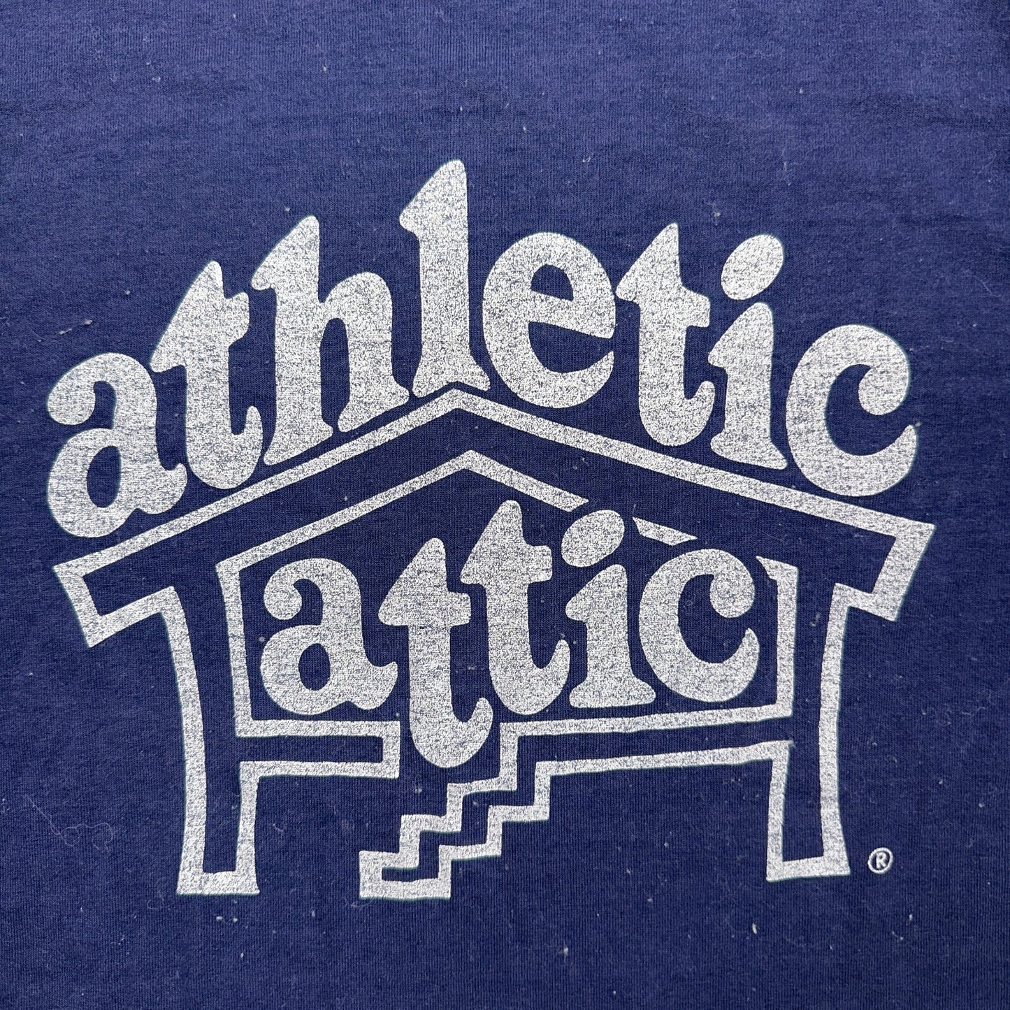 Athletic Attic 70s Eugene Oregon VTG T Shirt Single Stitch Russell Athletic Run